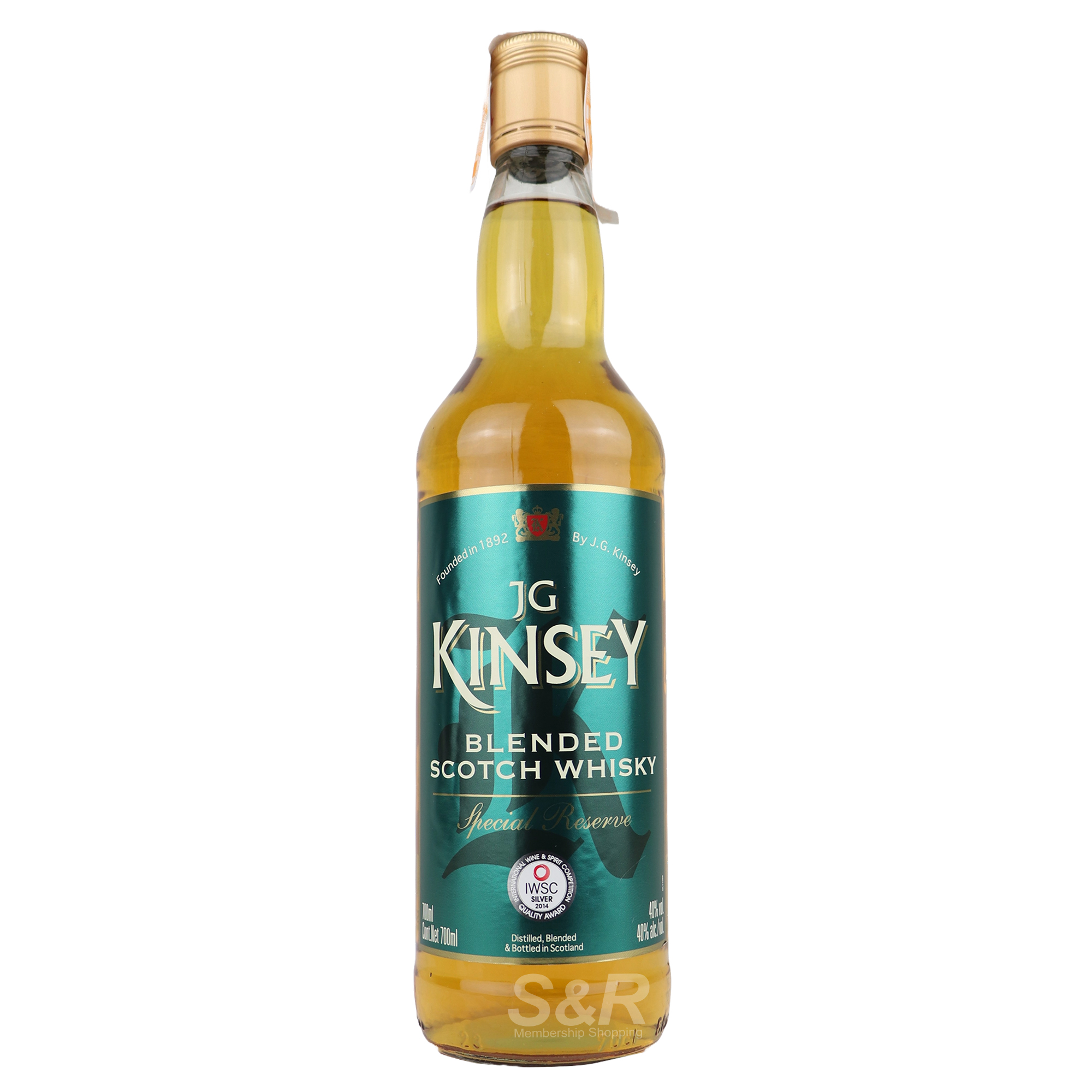 JG Kinsey Blended Scotch Whisky 700mL JG Kinsey Blended Scotch Whisky 700mL